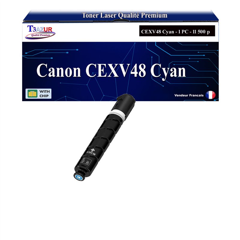 Toner compatible Canon C-EXV47 (8516B002) - Noire - 19 000 pages