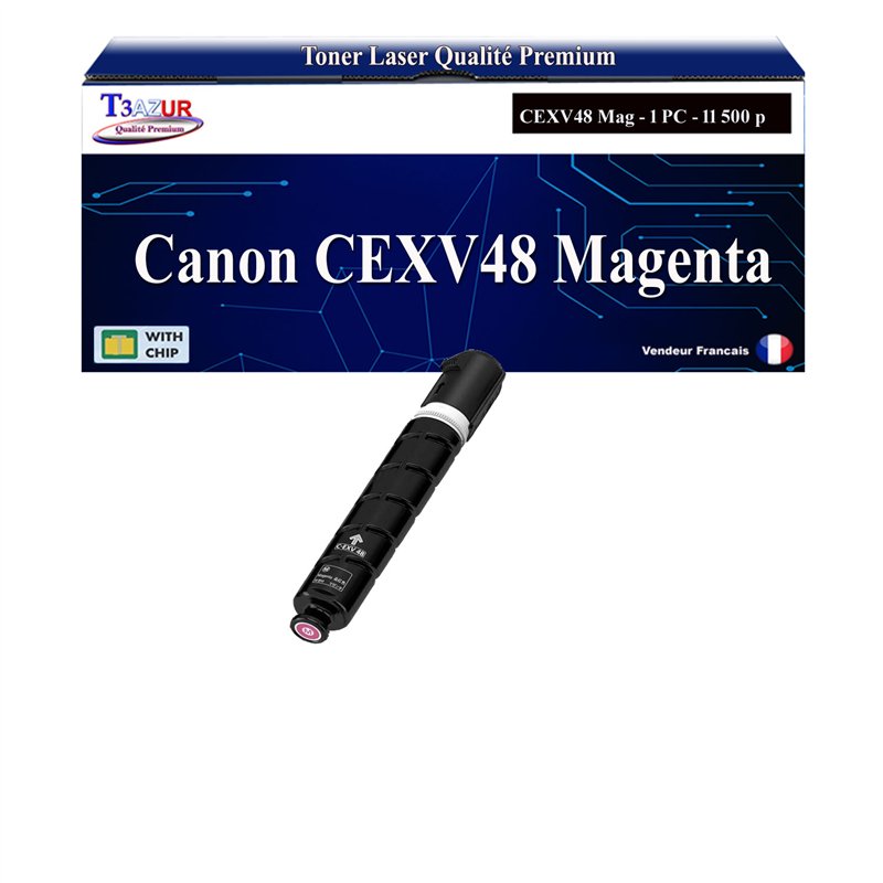 Toner compatible Canon C-EXV47 (8516B002) - Noire - 19 000 pages