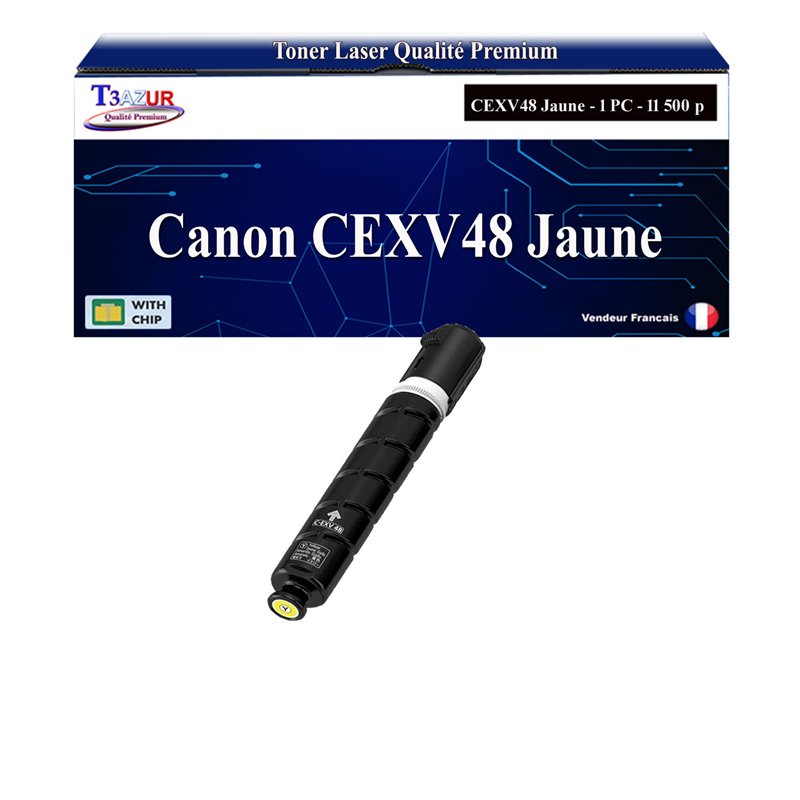 Toner compatible Canon C-EXV47 (8516B002) - Noire - 19 000 pages