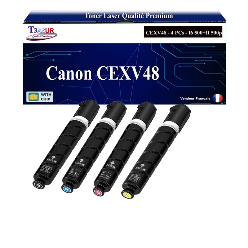 Toner compatible Canon C-EXV47 (8516B002) - Noire - 19 000 pages