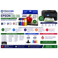 Lot de 5 Cartouches compatibles Epson T1291 / T1292 / T1293 / T1294