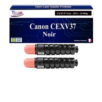 2x Toners compatibles Canon C-EXV37 (2787B002)- 15 000 pages