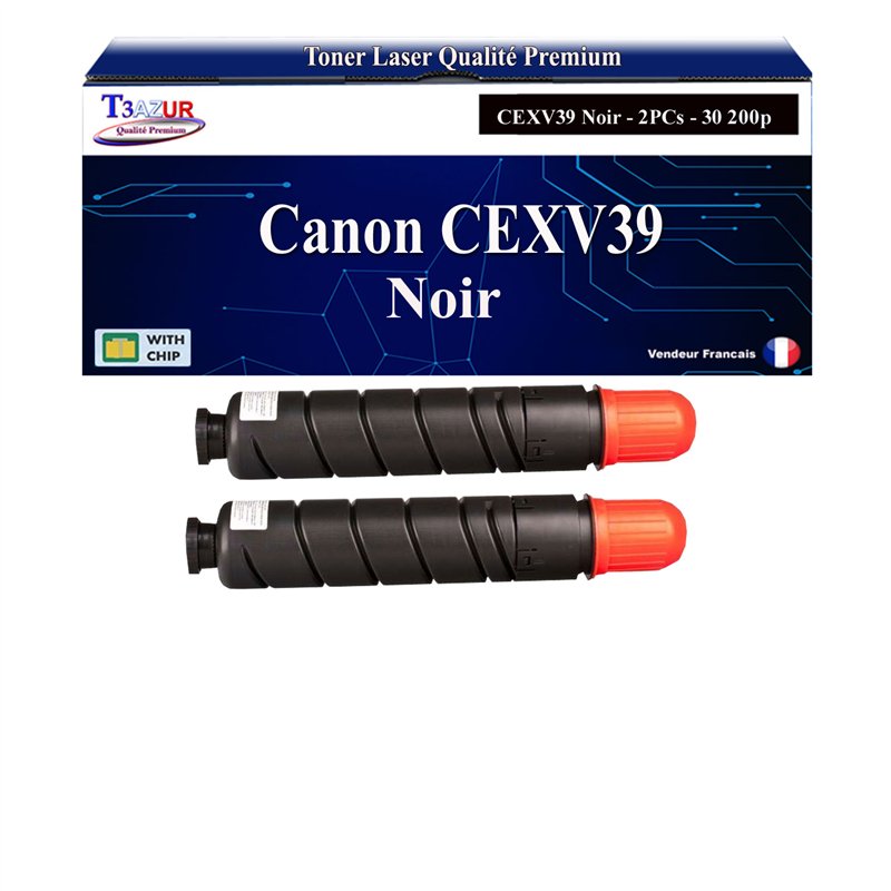 2x Toners compatibles Canon C-EXV39 (4792B002)- 30 200 pages
