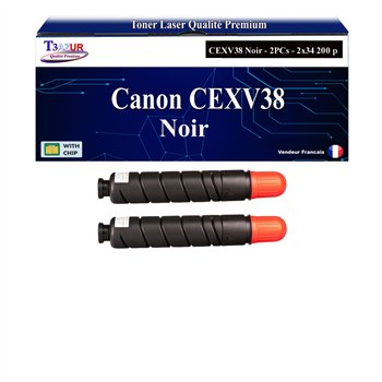 2x Toners compatibles Canon C-EXV38 (4791B002)- 34 200 pages