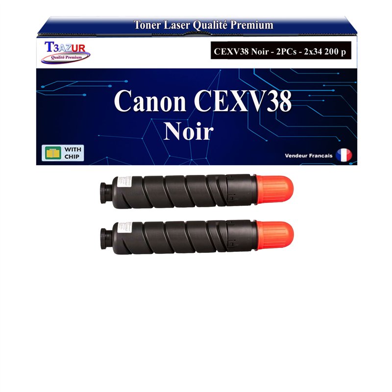 2x Toners compatibles Canon C-EXV38 (4791B002)- 34 200 pages