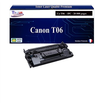 Toner compatible Canon T06 (3526C002) Noir - 20 000 pages