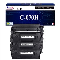 3x Toners compatibles avec Canon 070H (5640C002) - 9 500 pages
