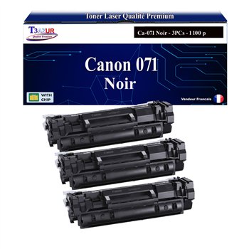 3x Toners compatibles avec Canon 071 (5645C002) - 1 100 pages
