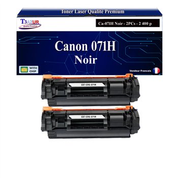 2x Toners compatibles avec Canon 071H (5646C002) - 2 400 pages