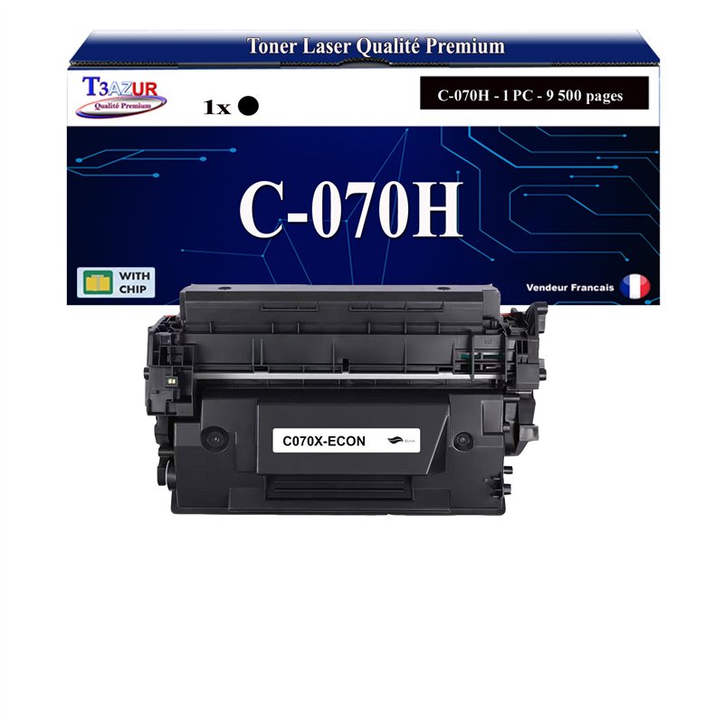 Toner compatible avec Canon 070H (5640C002) - 9 500 pages