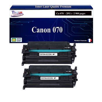 2x Toners compatibles avec Canon 070 (5639C002) - 2 900 pages