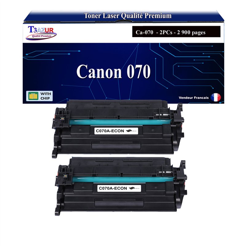 2x Toners compatibles avec Canon 070 (5639C002) - 2 900 pages