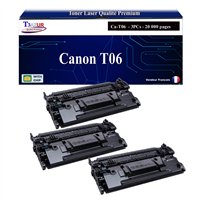 3x Toners compatibles Canon T06 (3526C002) Noir - 20 000 pages