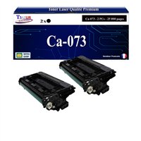 2x Toners compatibles Canon 073 (5724C001) - Noire - 25 000 pages