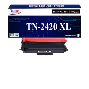Toner compatible avec Brother TN-2420 XL Jumbo Noir Haute Capacité – 5 500 Pages