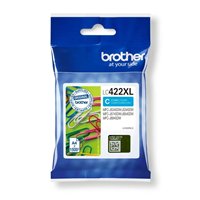 Original- Cartouche Brother LC422XL (LC422XLC) Cyan