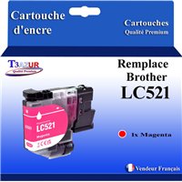 Cartouche compatible Brother LC521 (LC521M) Magenta