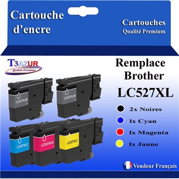 Lot de 5 Cartouches compatibles avec Brother LC527XL
