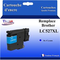 Cartouche compatible Brother LC527XL (LC527XLC/LC527C) Cyan