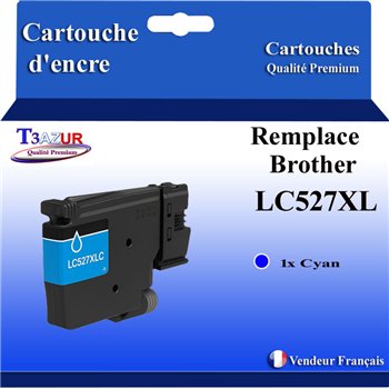 Cartouche compatible Brother LC527XL (LC527XLC/LC527C) Cyan