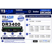 Tambour compatible Brother DR3400 - 50 000 pages