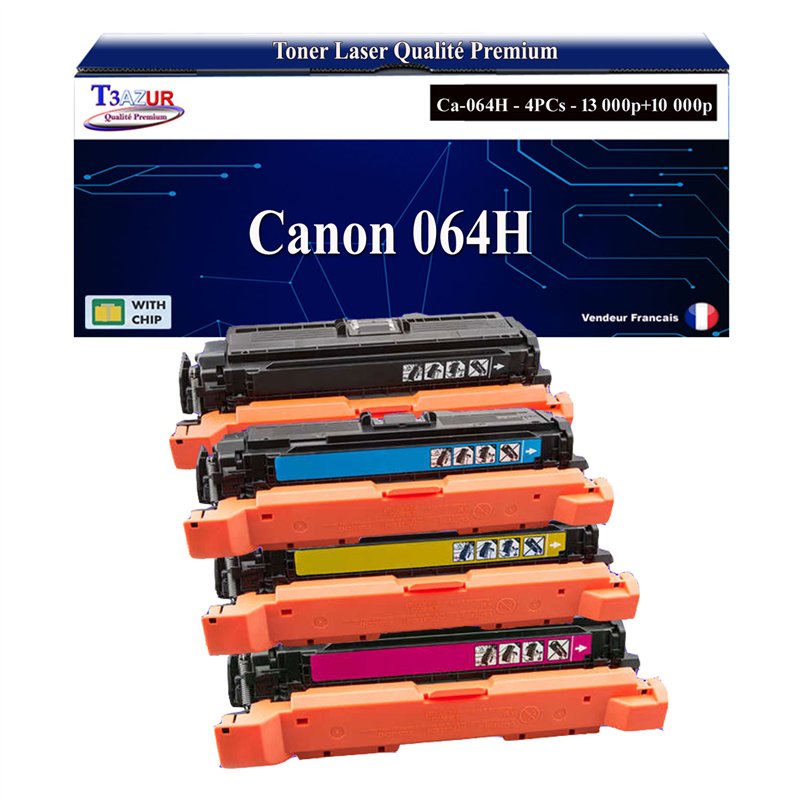4x Toners compatibles avec Canon 064H