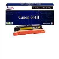 Toner compatible avec Canon 064H (4932C001/4931C001) Jaune - 10 000 pages