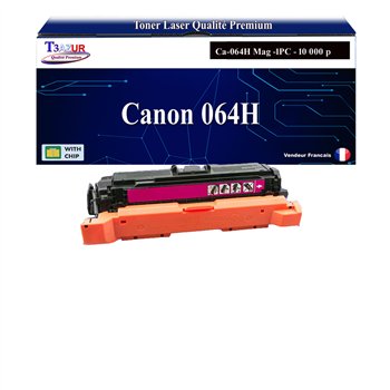 Toner compatible avec Canon 064H (4934C001/4933C001) Magenta - 10 000 pages