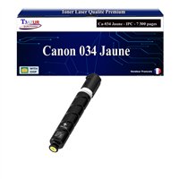 Catouche compatible avec Canon 034 (9451B001) Jaune - 7 300 pages
