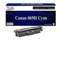 Toner compatible avec Canon 069H (5097C002/5093C002) Cyan - 5 500 pages