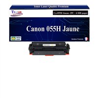 Toner compatible avec Canon 055H (3017C002/3013C002) Jaune - 6 000 pages