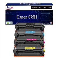 Lot de 4 Toners compatibles avec Canon 075H