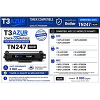 Toner compatible Brother TN247/ TN243 - Noire -3 000 pages