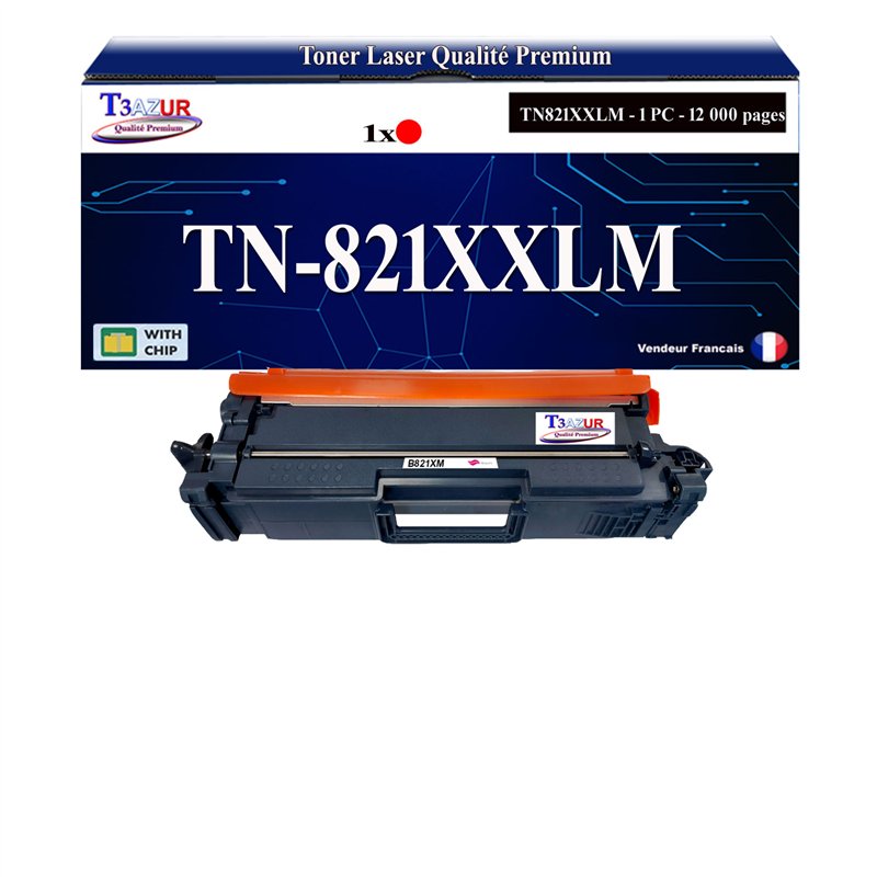 Toner compatible Brother TN821XXL (TN821XXLM) - Magenta