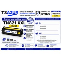 Toner compatible Brother TN821XXL (TN821XXLY) - Jaune