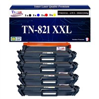 4x Toners compatibles Brother TN821XXL