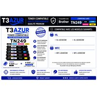Lot de 5 Toners compatibles Brother TN249