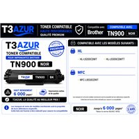 Toner compatible Brother TN900 - Noire - 6 000 pages