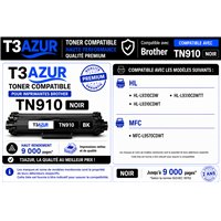 Toner compatible Brother TN910 - Noire - 9 000 pages