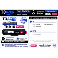 Toner compatible Brother TN910 - Magenta - 9 000 pages