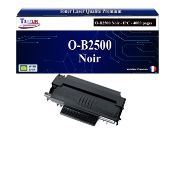Toner Compatible OKI B2500 Noir – T3AZUR – Haute Qualité pour OKI B2500 / B2520 / B2540
