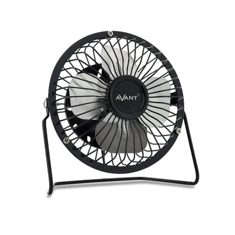 Ventilateur de table USB Avant 10 cm - Câble de 1 m - Noir