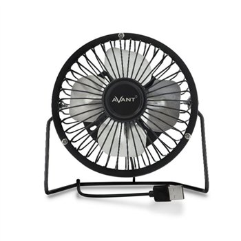 Ventilateur de table USB Avant 10 cm - Câble de 1 m - Noir