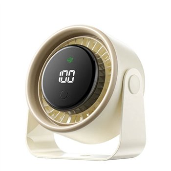 Ventilateur de bureau Vention PBJ - Vitesse maximale 2500 tr/min - Batterie 3000 mAh - Beige