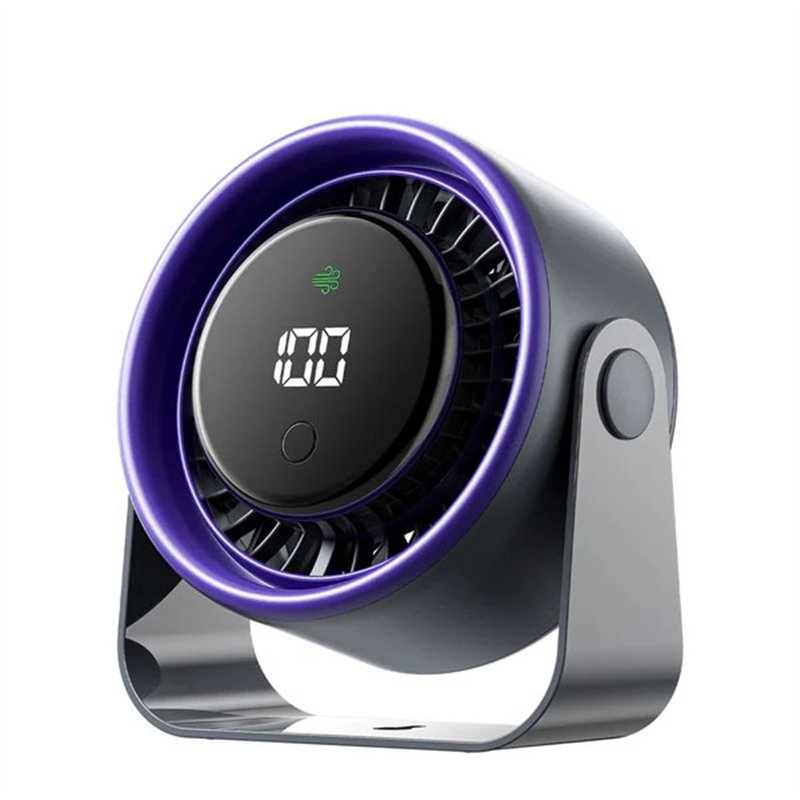 Ventilateur de bureau Vention PBJ Pro - Vitesse maximale 2500 tr/min - Batterie 4500 mAh - Violet