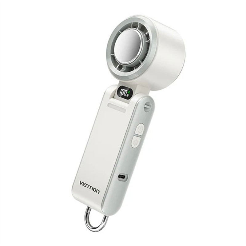 Ventilateur portable Vention PBC - Vitesse maximale 13 000 tr/min - Blanc