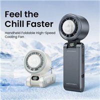 Ventilateur portable Vention PBC - Vitesse maximale 13 000 tr/min - Blanc