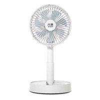 Ventilateur de bureau pliable et portable Muvip 5 W, diamètre 15 cm  - Blanc