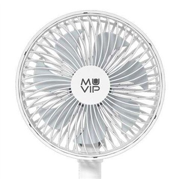 Ventilateur de bureau pliable et portable Muvip 5 W, diamètre 15 cm  - Blanc