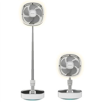 Ventilateur sur pied portable Cecotec EnergySilence 1000 FoldAir - 8000 mAh - Blanc